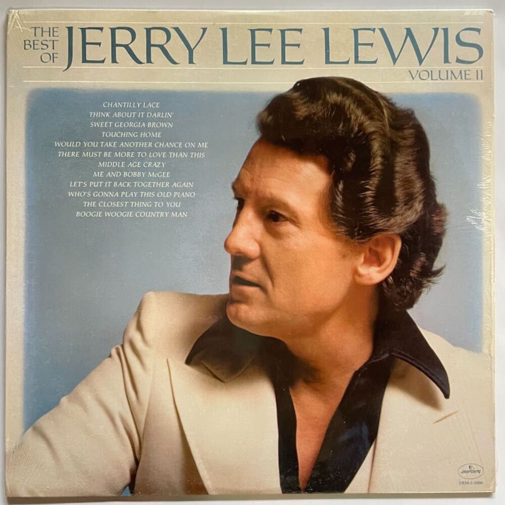 Jerry Lee Lewis  Used Vinyl Record Best Of Vol 2 NICE SHAPE Country Music 1978